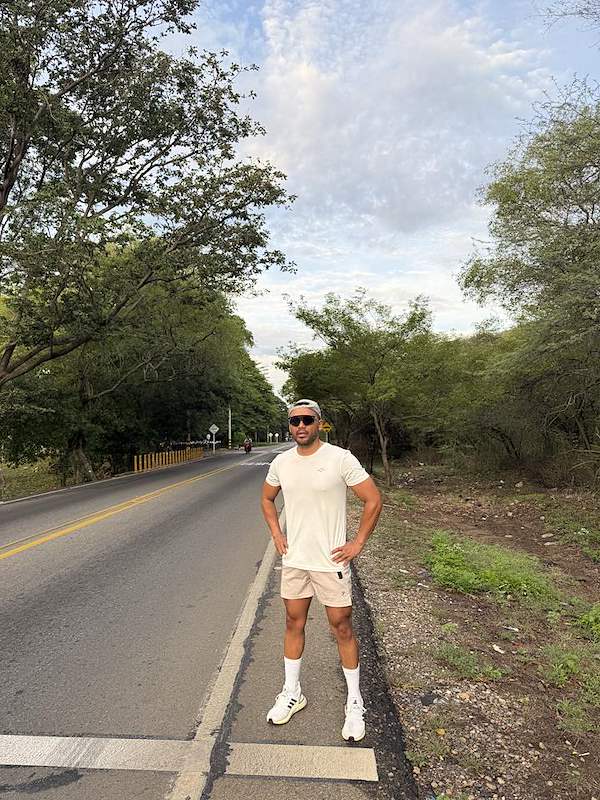 Germán en la carretera